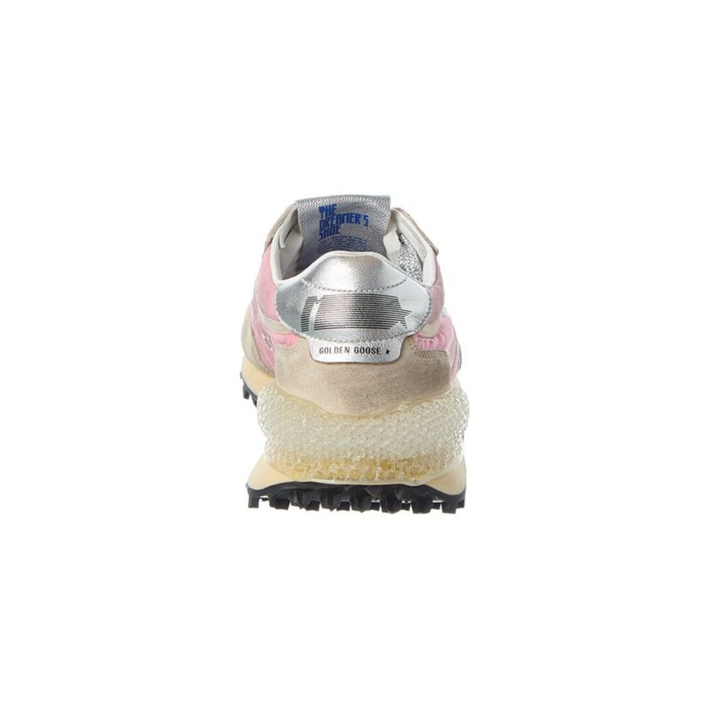 Golden Goose Running Marathon M77 Nylon & Suede Sneaker, Pink - Picture 3 of 5